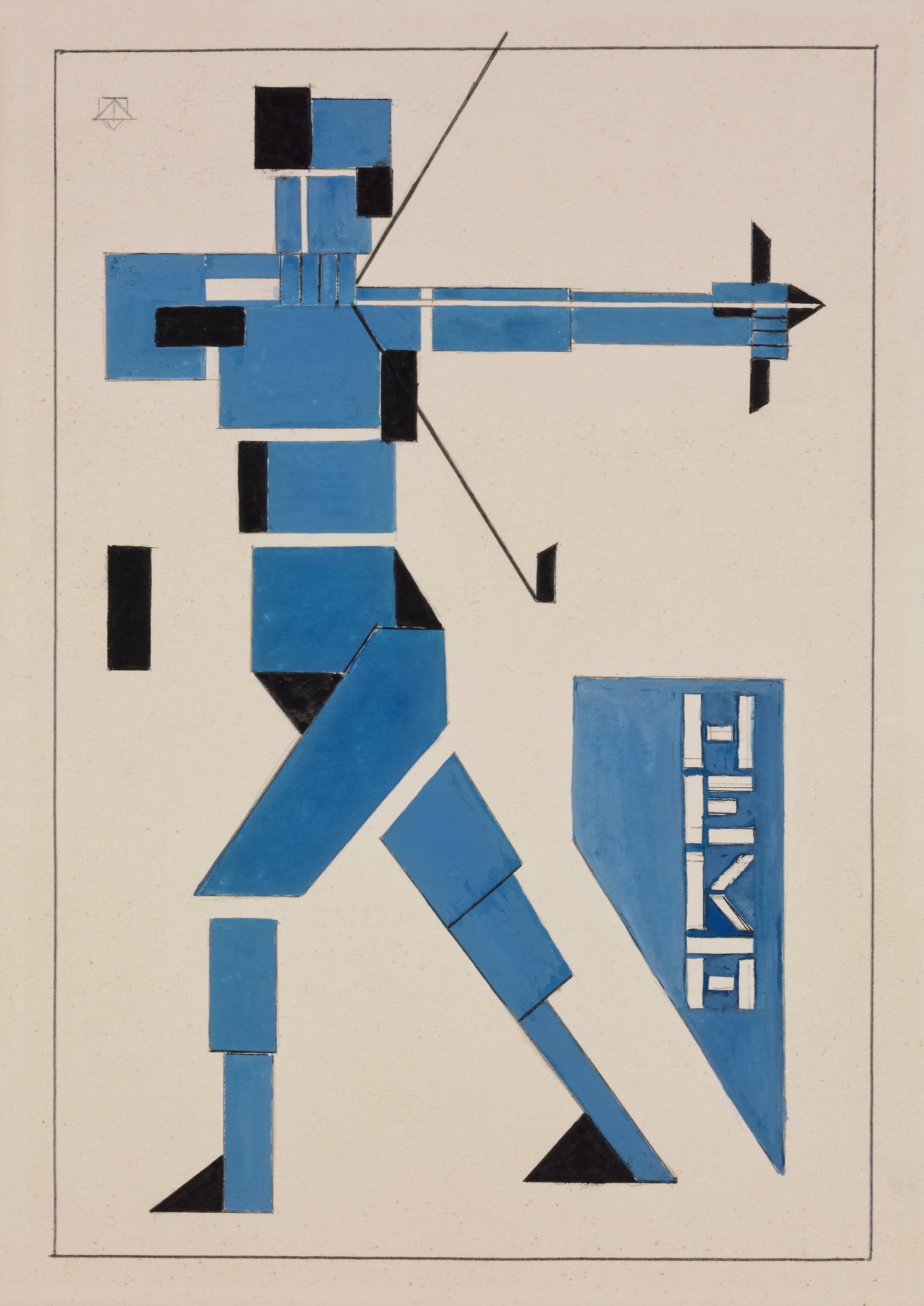 Theo van Doesburg, Archer c1919 poster