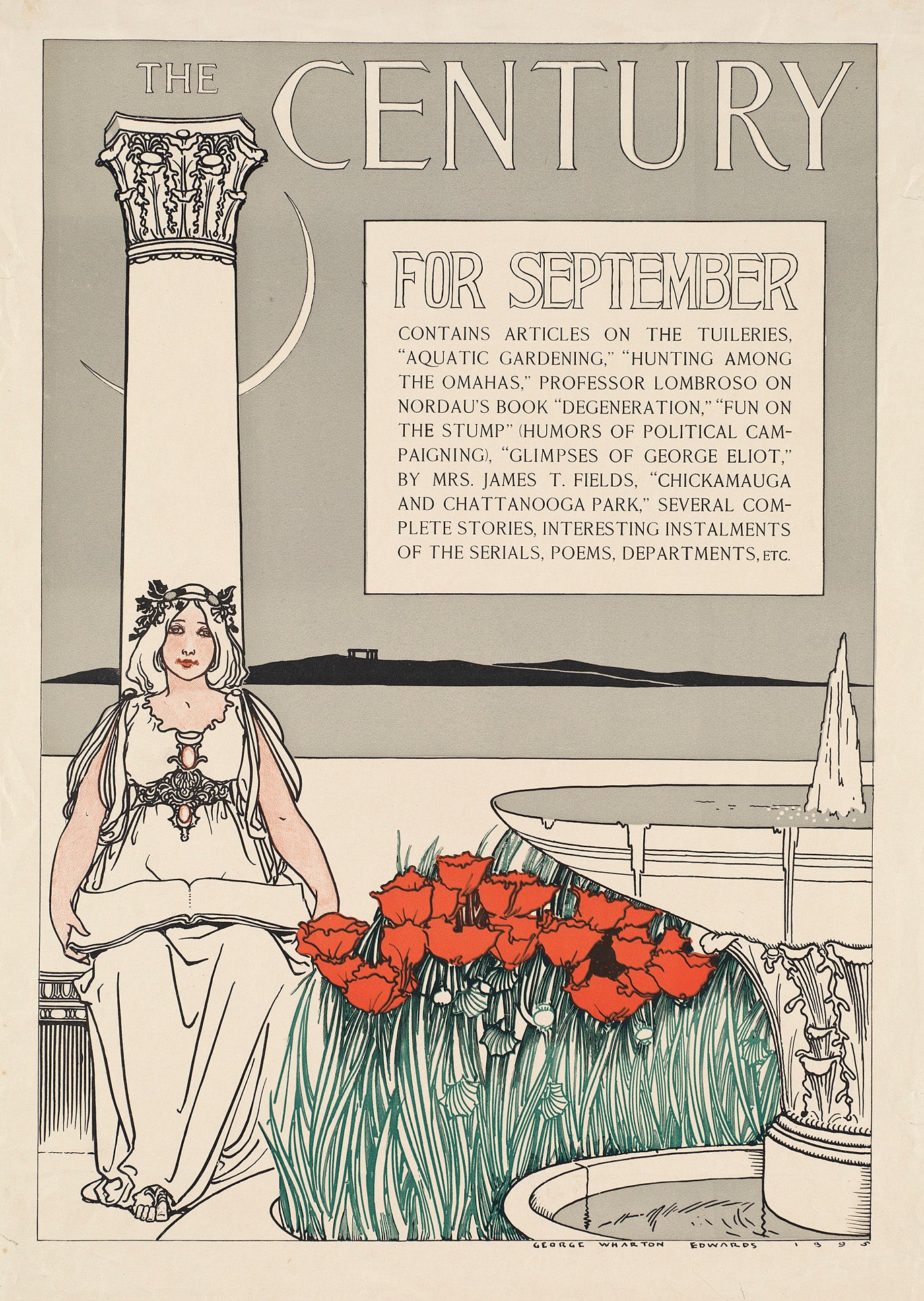 The Century for September Magazine cover c1894