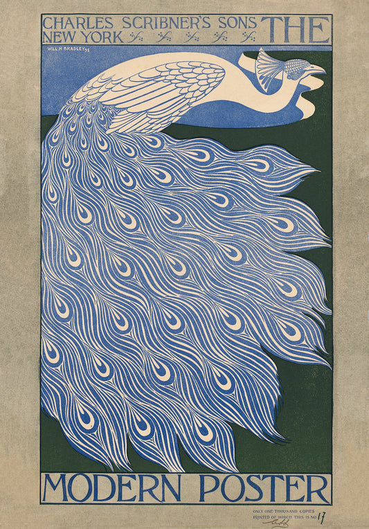 Vintage Advertising Poster - The Modern Poster - c1895 William H. Bradley