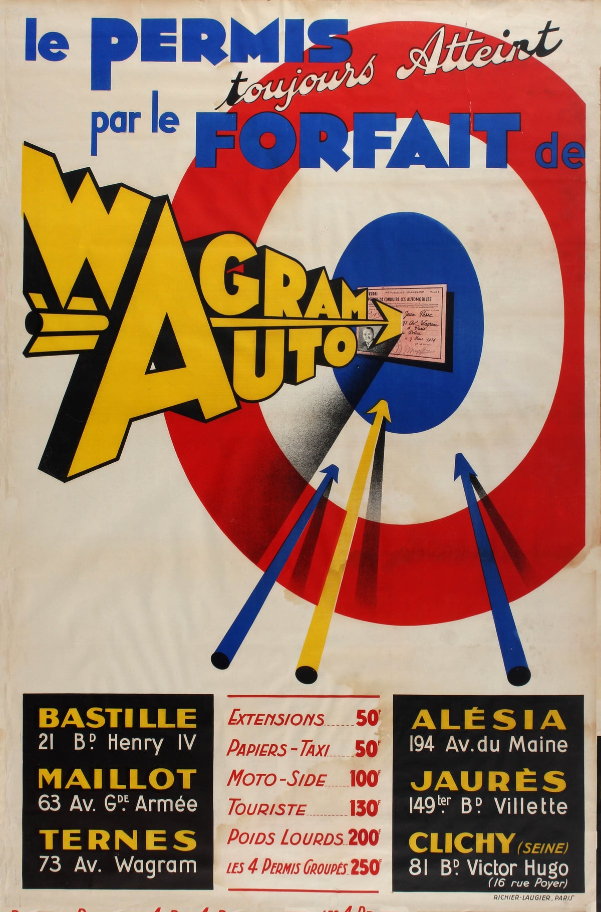 Wagram Auto | French Driving School Poster