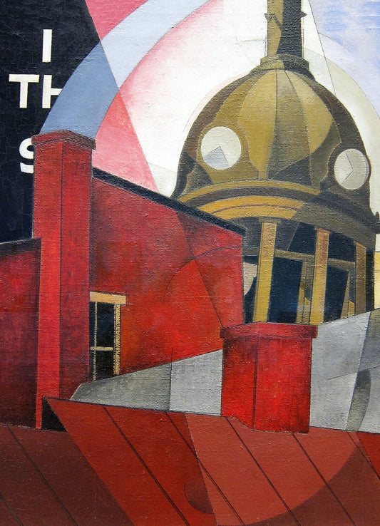 'Welcome to our city' - Abstract Charles Demuth c1921