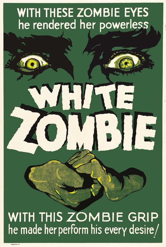 Vintage White Zombie movie poster