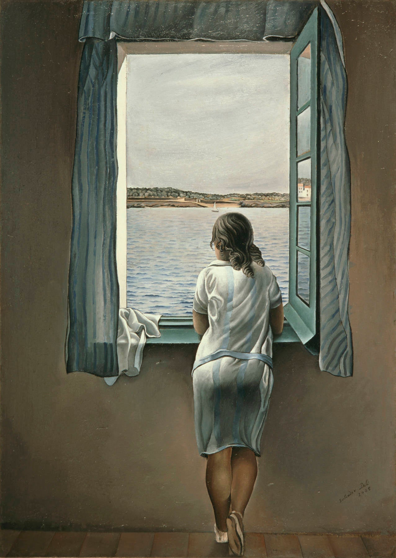 Salvador Dali Woman at the window c1925