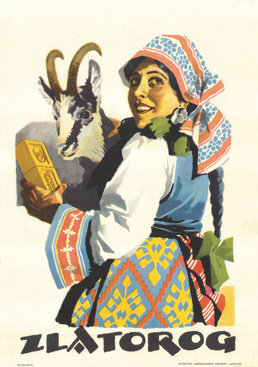 Zlatorog Soap vintage advertisement -  Slovenia c1920