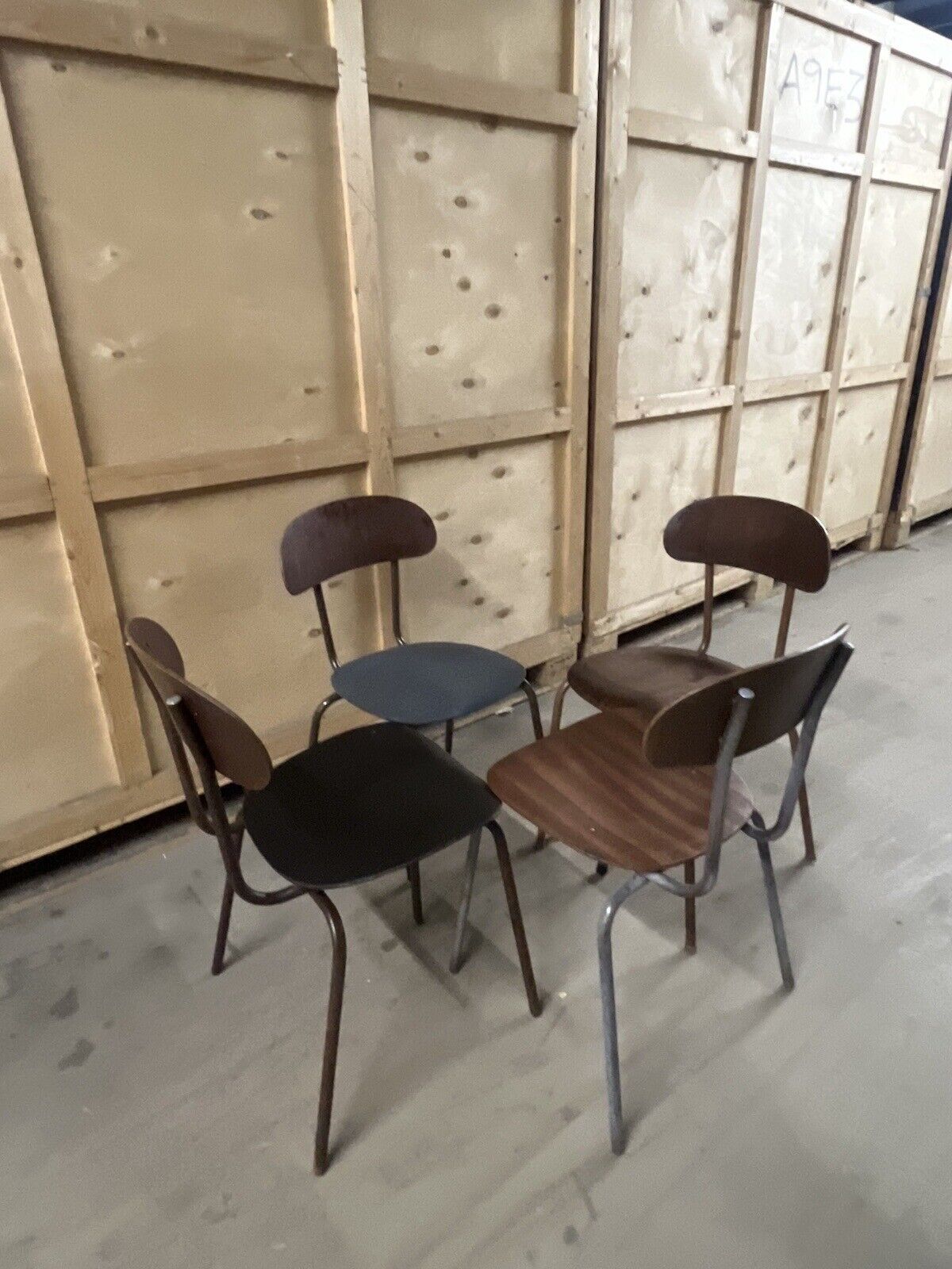 Vintage School / Lab Stacking chairs - Refurbished