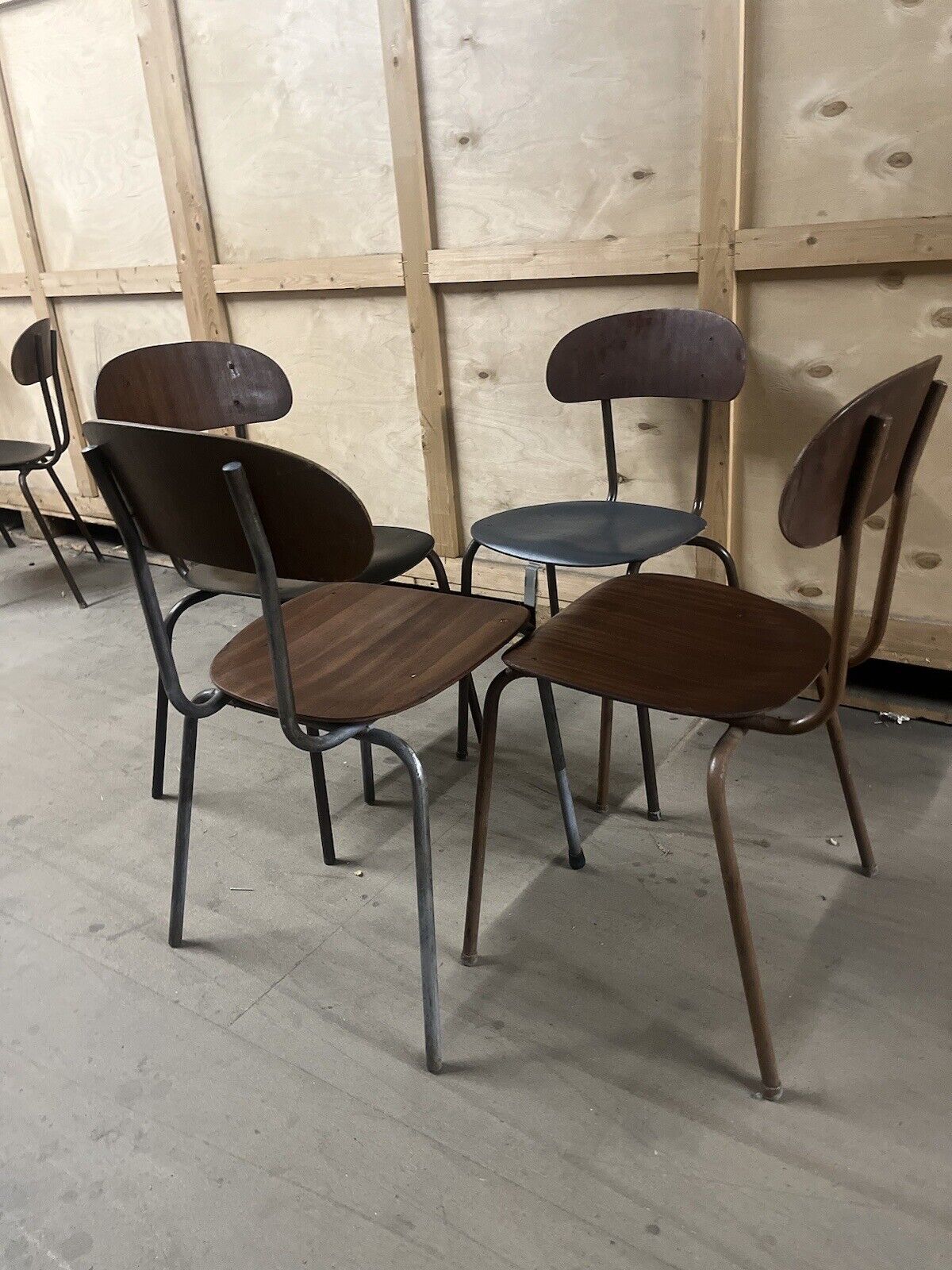 Vintage School / Lab Stacking chairs - Refurbished