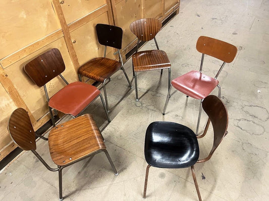 Vintage School / Lab Stacking chairs - Refurbished