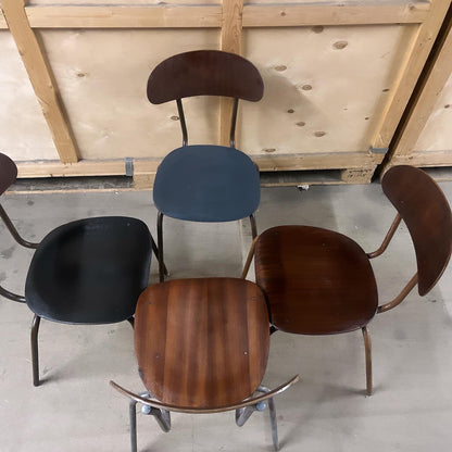 Vintage School / Lab Stacking chairs - Refurbished