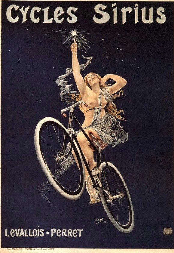 Vintage Advertising Poster - Cycles Sirius, c1899