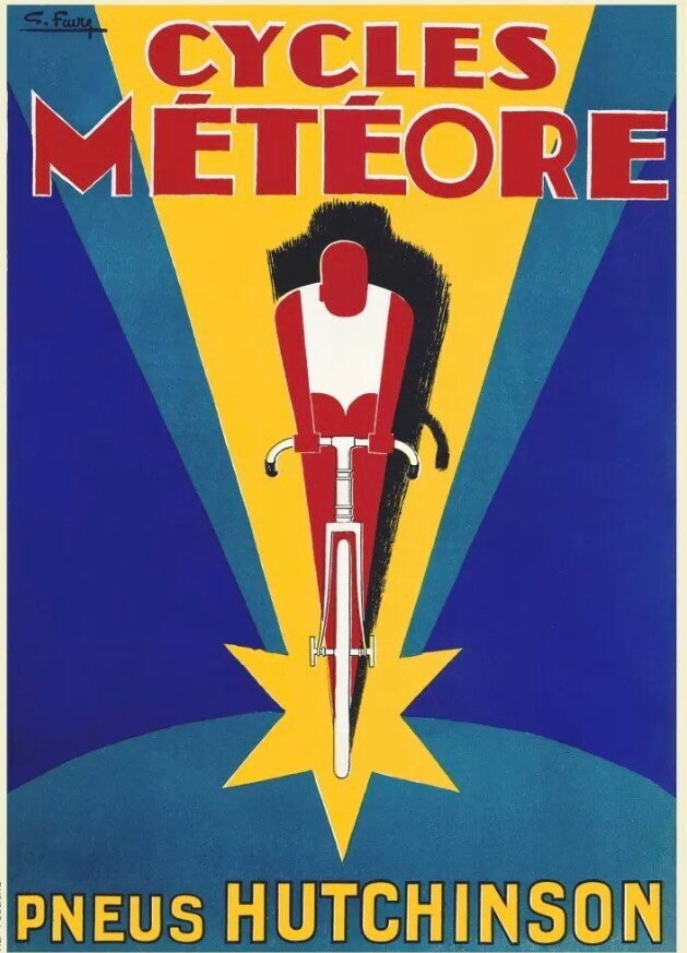 Vintage Advertising Poster - Cycles Meteor, French 1926