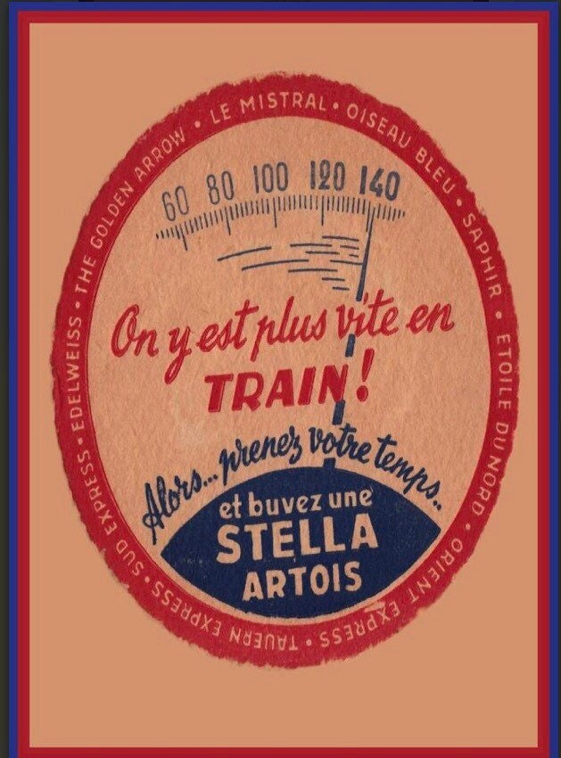 Vintage Advertising Poster - Stella Artois Biere/Beer Belgian, 1920s