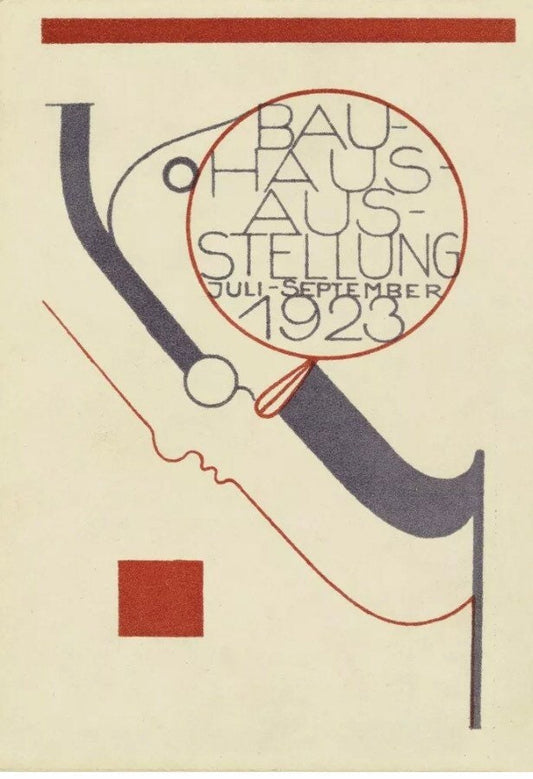 Vintage Design Poster - Bauhaus Austellung, Oscar Dremmer,  1923