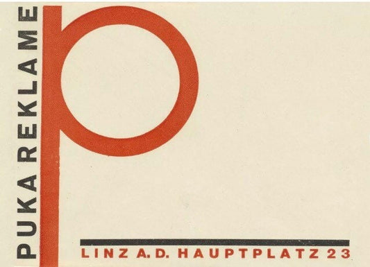 Vintage Design Poster - Bauhaus Weimar, Herbert Meyer, 1924