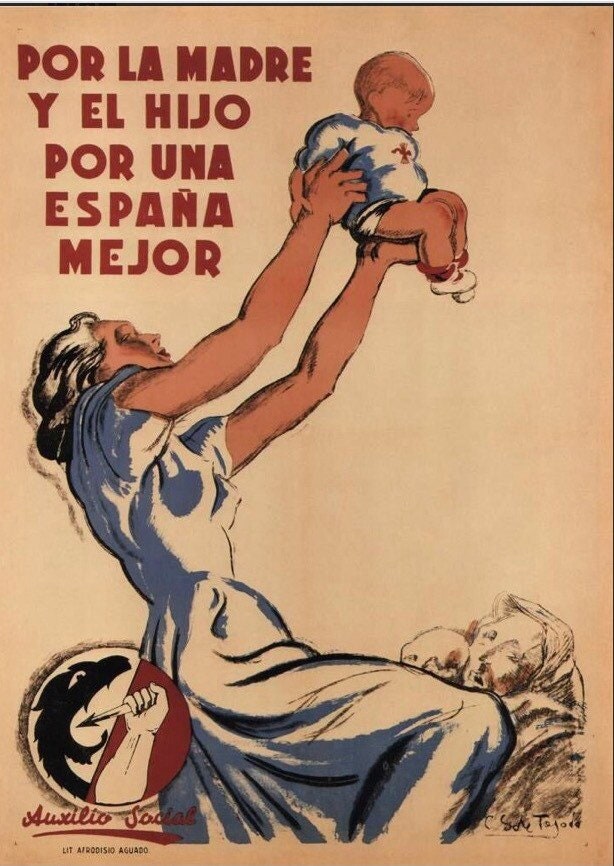 Vintage Spanish Civil War - Propaganda Poster, c1930s