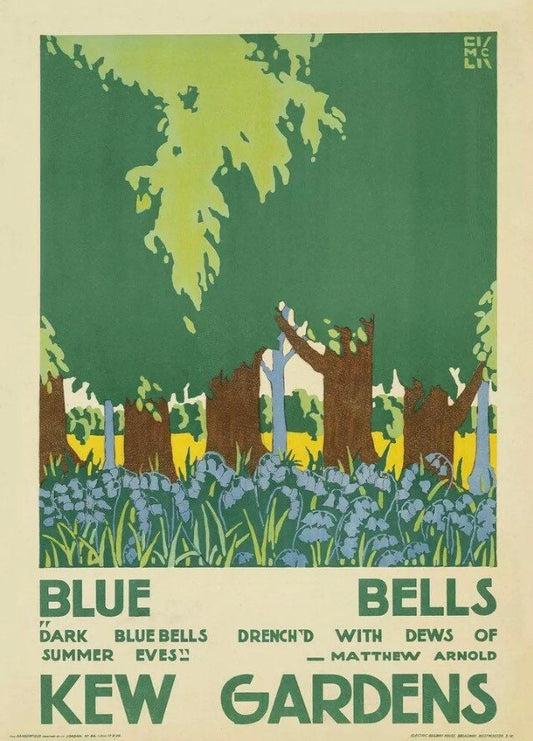 Vintage Advertising Poster - Kew Gardens, London Transport, 1920s