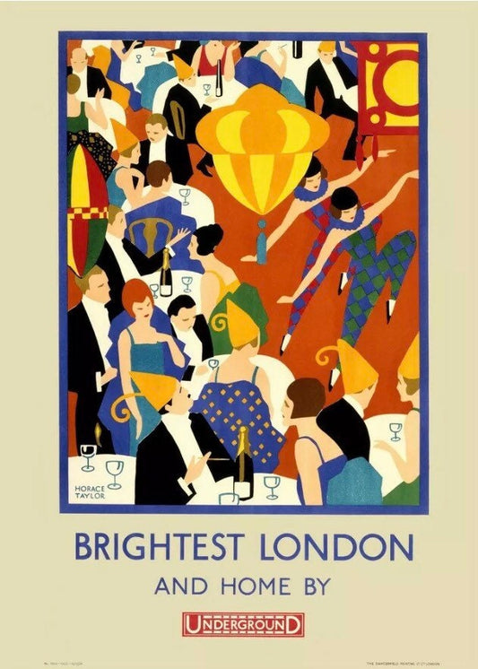 Vintage Advertising Poster - London Transport 'Brightest London', 1924