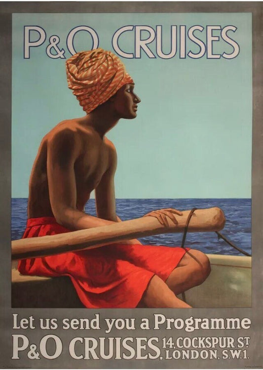 Vintage Travel Poster - P&O Cruises, 1930s