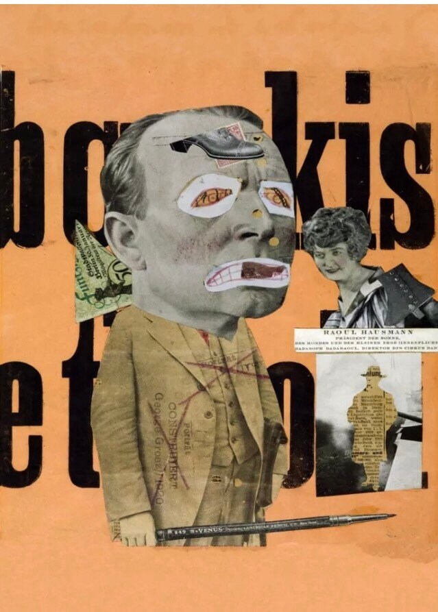 Vintage Dada Poster - The Art Critic by Raoul Hausmann, c1920