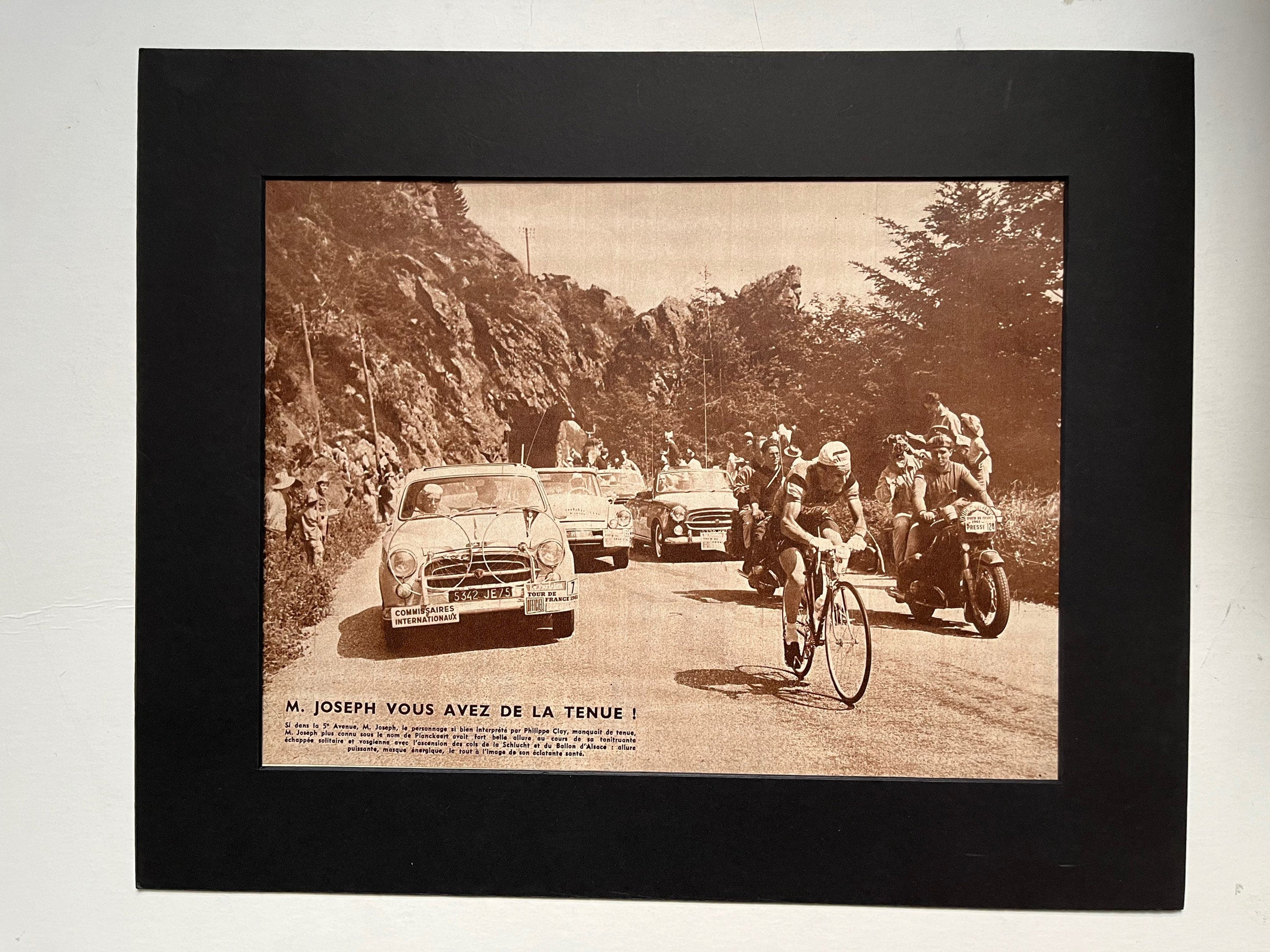 Tour de France original vintage cycling print 2024 c1950