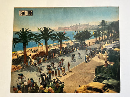 Vintage Tour de France cycling print 1949 Nice Promenade des Anglais