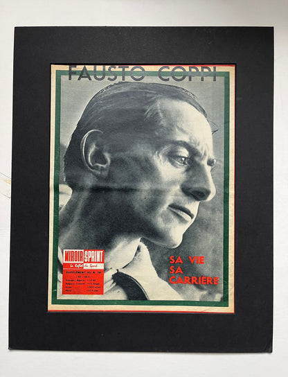 Vintage Cycling Print - Fausto Coppi/Bianchi, Original 1960