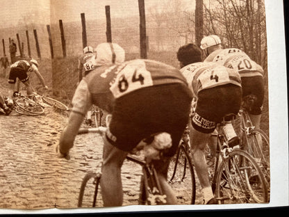 Vintage Cycling Print - Paris Roubaix, Original 1967