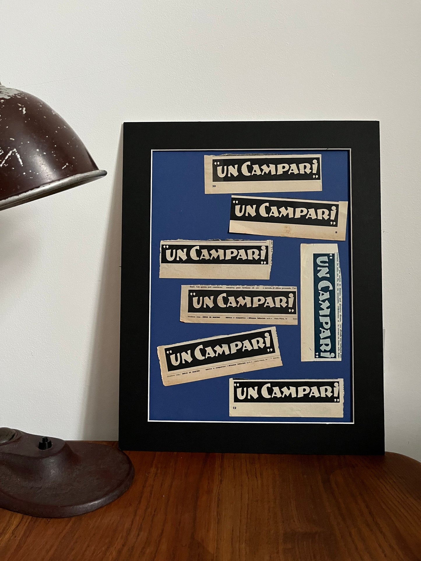 Vintage Advertising Artwork - Campari, Italian, Original 1950s