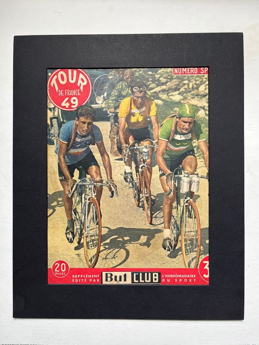 Vintage Cycling Front Cover - Tour de France, Gino Bartali/Legnano, Original 1949