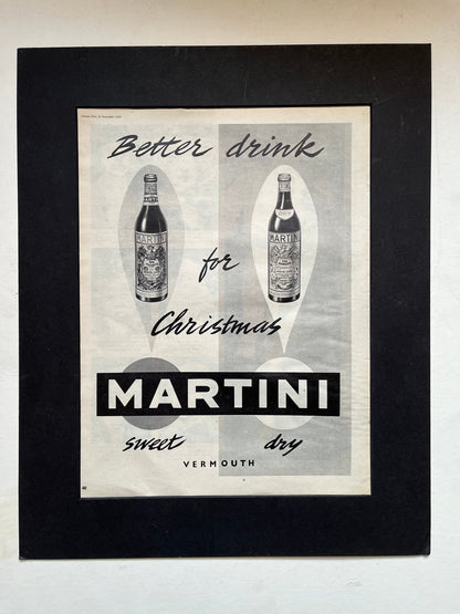 Vintage Advertisement - Martini Vermouth, 1950