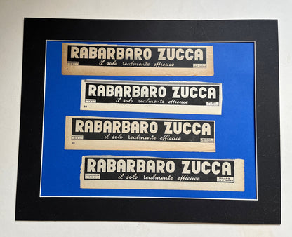 Vintage Advertising Artwork - Rabarbaro Zucca Original Italian, 1950s