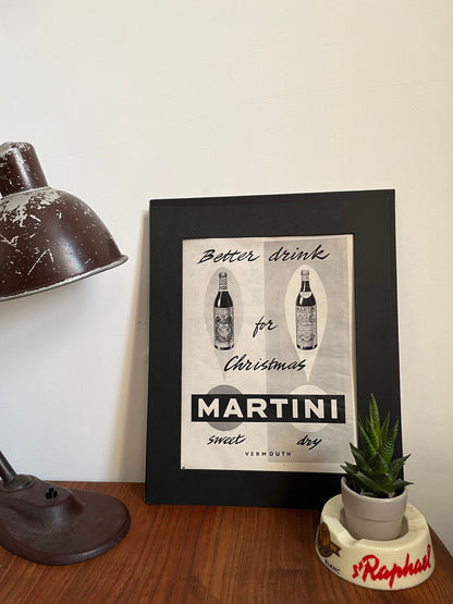 Vintage Advertisement - Martini Vermouth, 1950