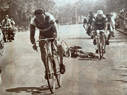 Vintage Cycling Print - Andre Darrigade, Tour de France, Original 1959