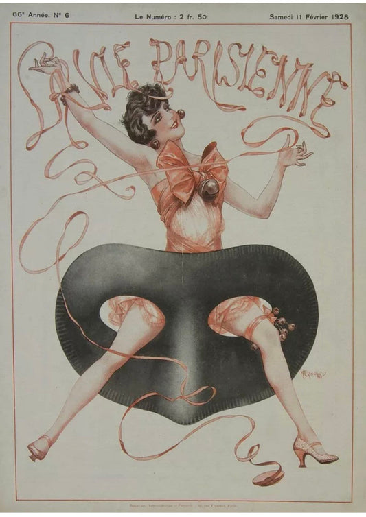 Vintage French Advertising Poster - La vie Parisienne, c1923