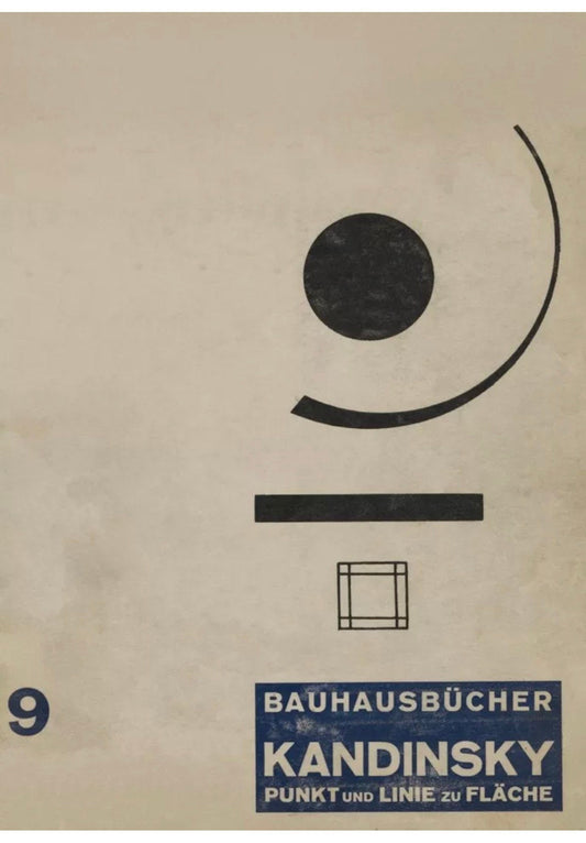 Vintage Design Print - Kandinsky Punkt and Line  Neuer, Bauhaus 1926