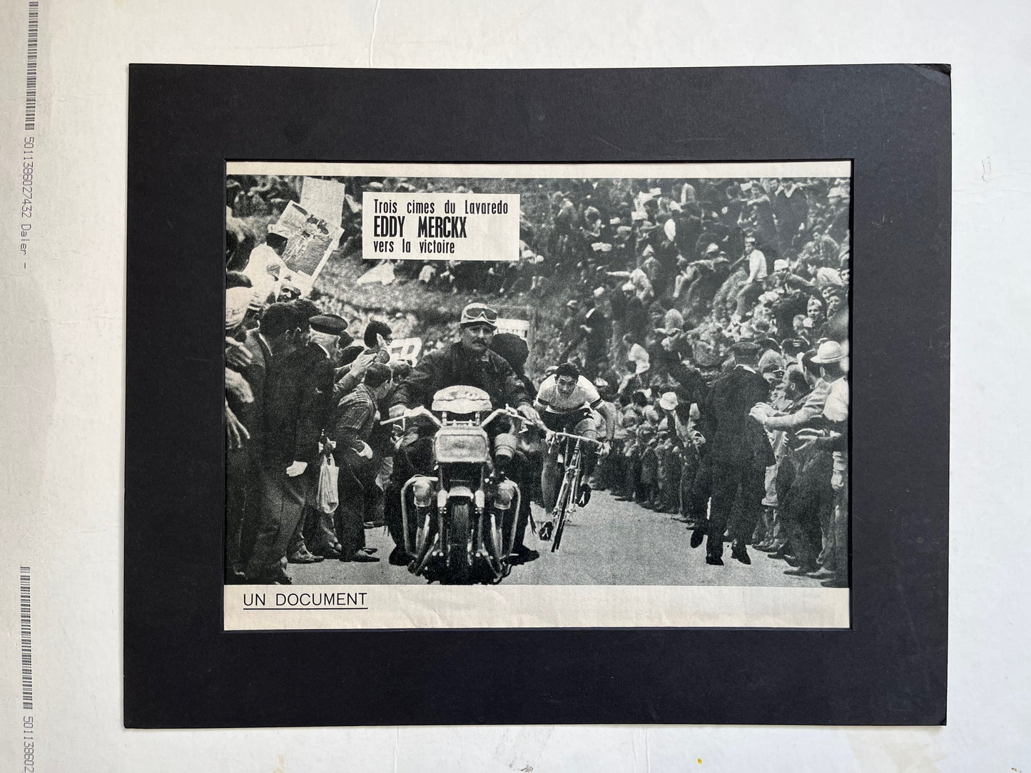 Vintage Cycling Print - Tour de France, Eddy Merckx, Original 1966/67