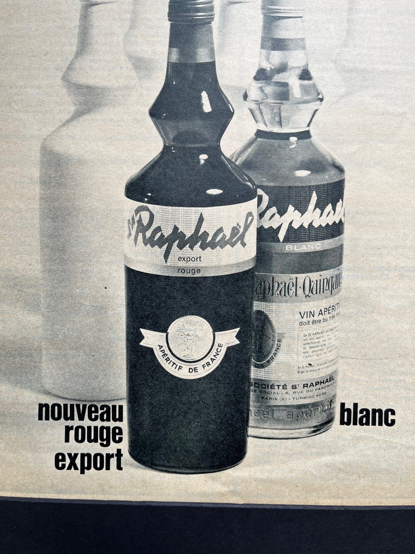 Vintage Advertising Print - St Raphael France, c1963