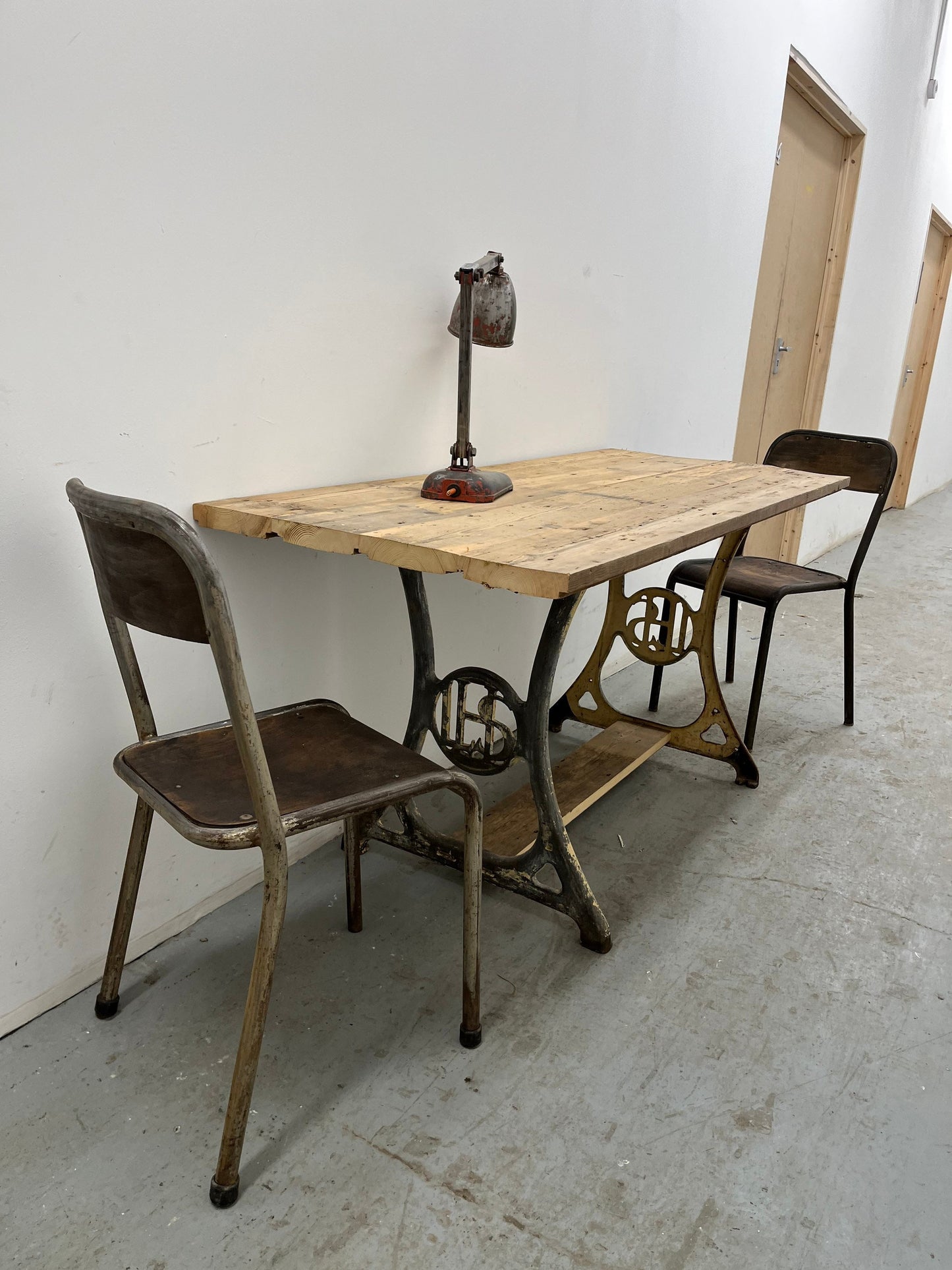 Vintage Bespoke Industrial Tables by Commission