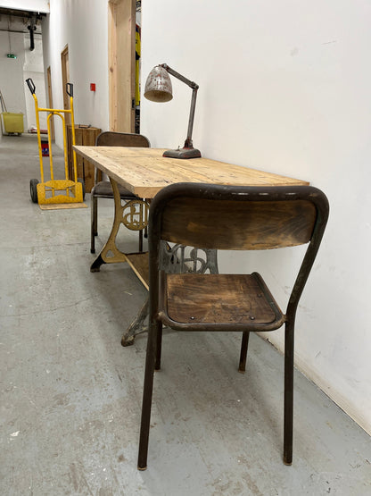 Vintage Bespoke Industrial Tables by Commission