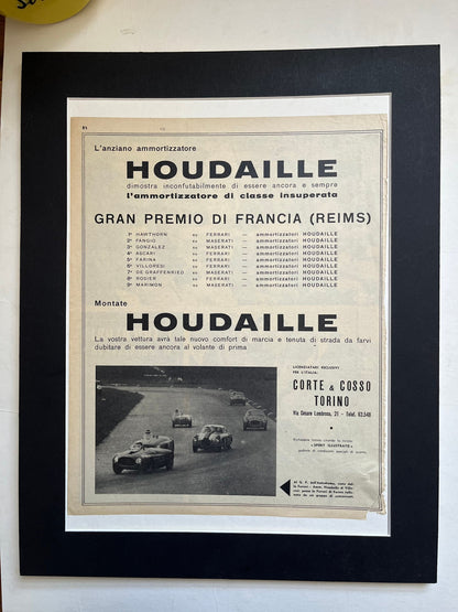 Vintage Grand Prix Advertisement - c1950