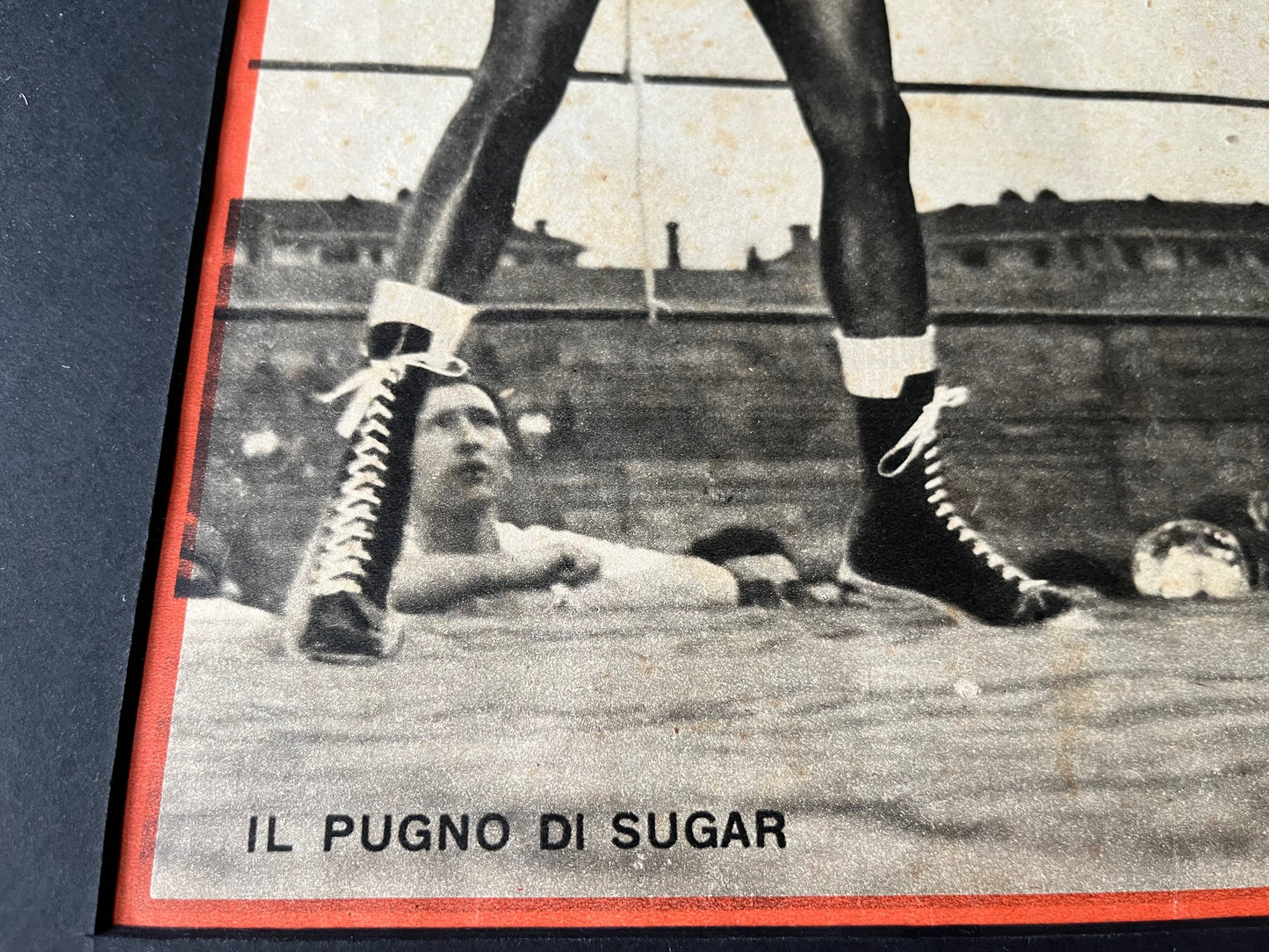 Vintage Boxing Print (Italian), 1950s