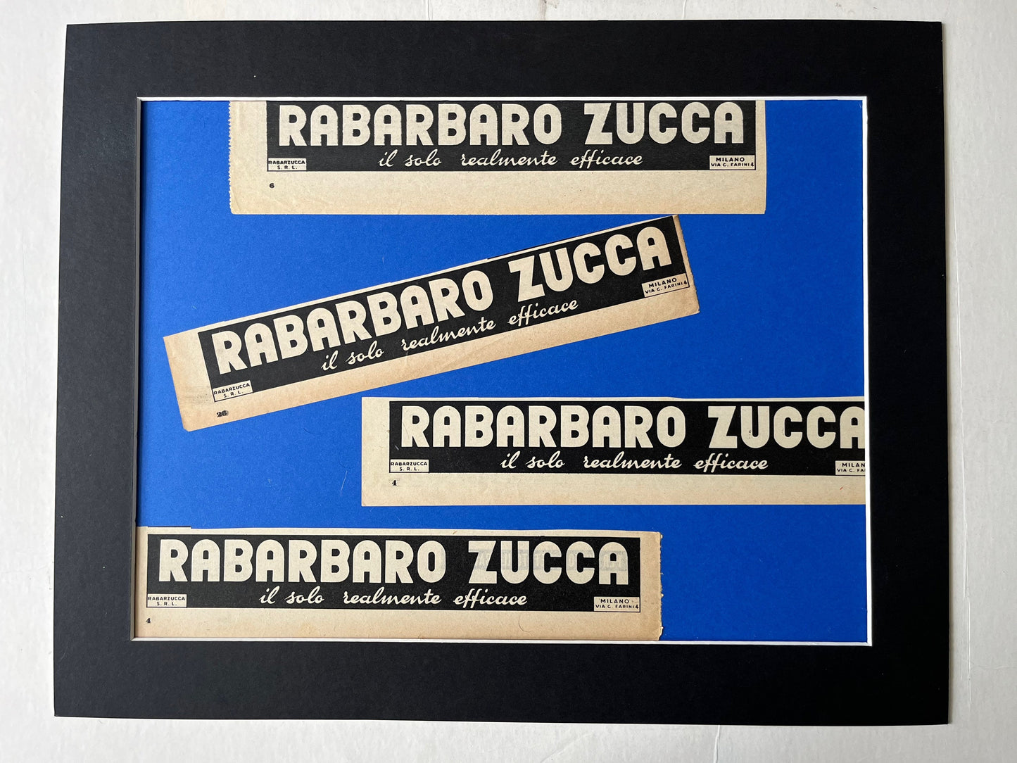 Vintage Advertising Artwork - Rabarbaro Zucca, Original Italian, 1950s