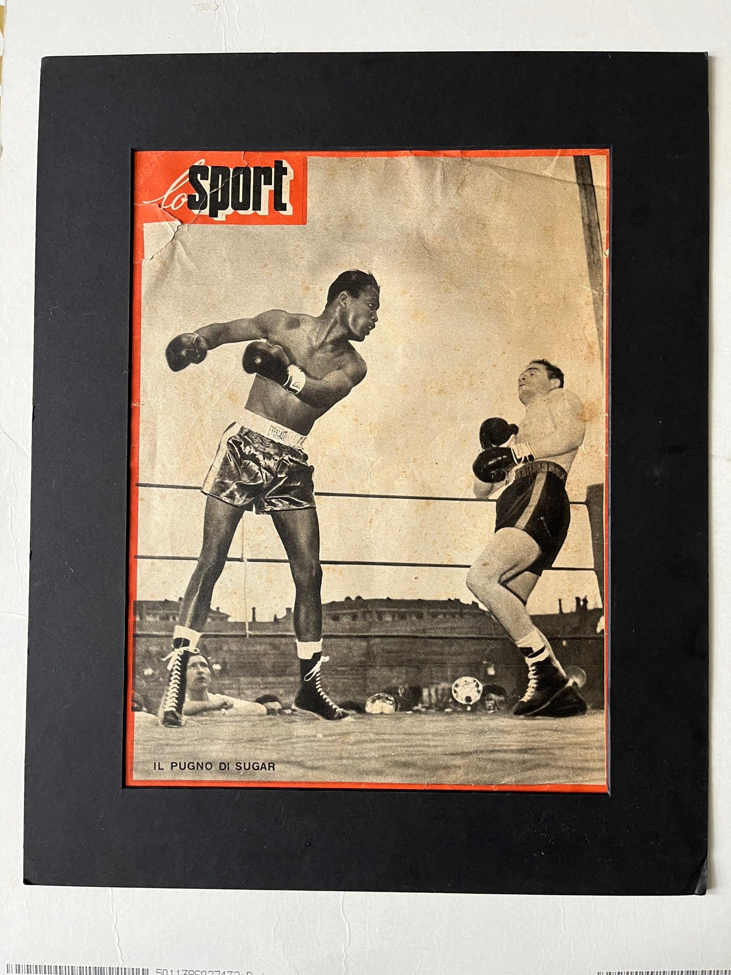 Vintage Boxing Print (Italian), 1950s