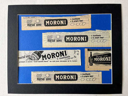 Vintage Advertising Artwork - Moroni, Original Italian, 1950s