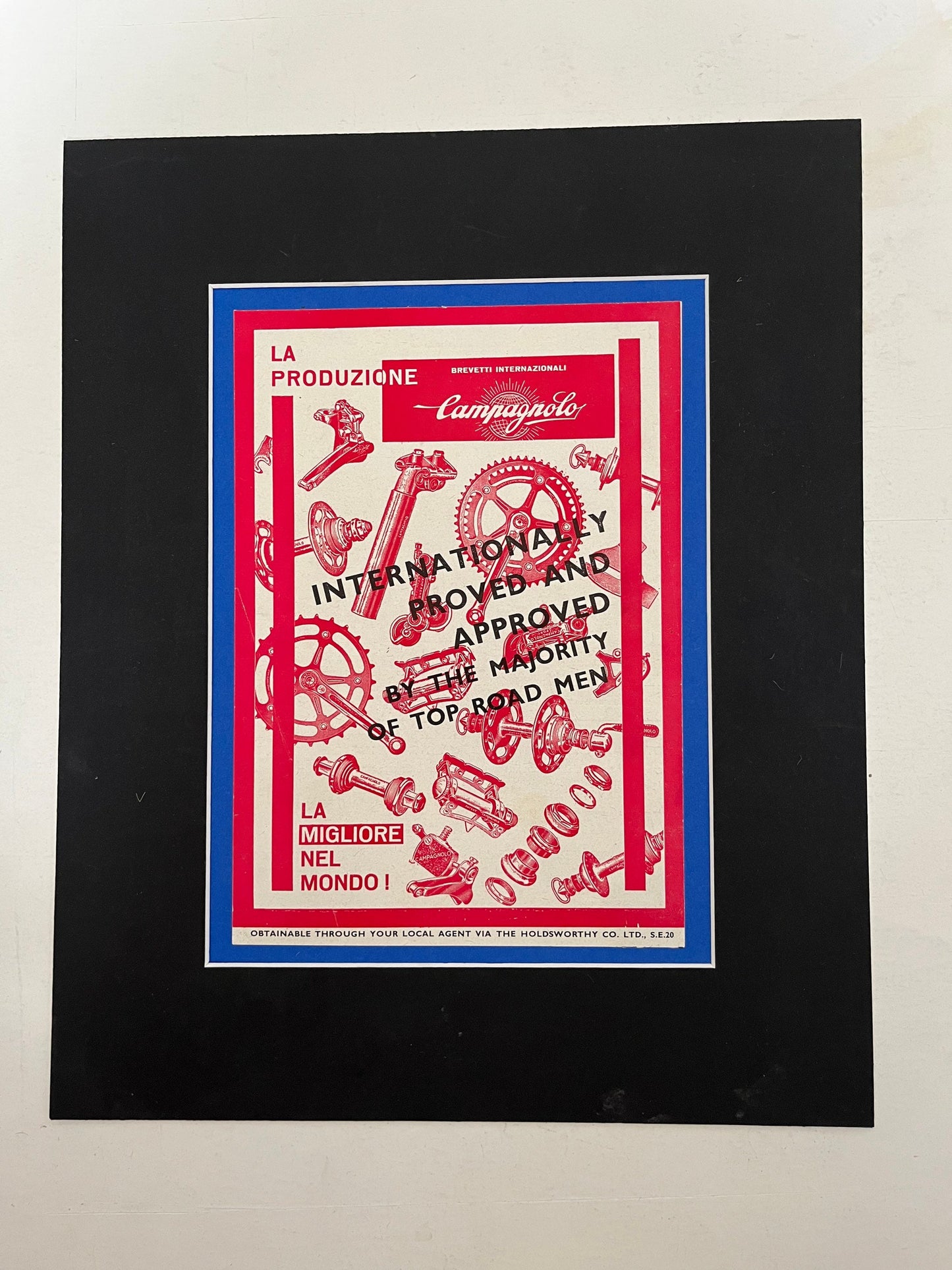 Vintage Cycling Advertisement - Campagnolo, Original 1960s