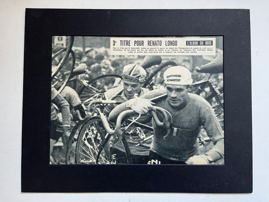 Vintage cycling Cyclocross print 1959