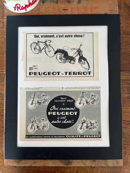 Vintage Advertising - Peugeot Scooter, 1950s