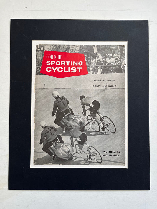 Vintage Cycling Print  - Louison Bobet/Jean Robic, Original 1961