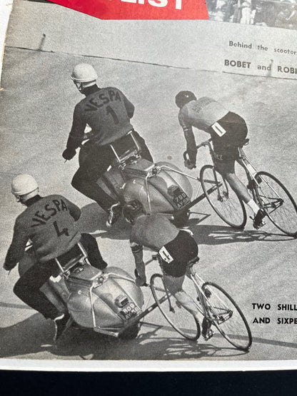 Vintage Cycling Print  - Louison Bobet/Jean Robic, Original 1961