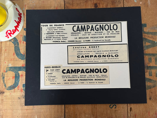 Vintage Cycling Print - Campagnolo, Original  c1960s
