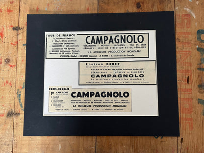 Vintage Cycling Print - Campagnolo, Original  c1960s